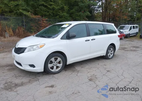 2017 Toyota Sienna L 7 Passenger from USA, damaged, VIN 5TDZZ3DC3HS876816